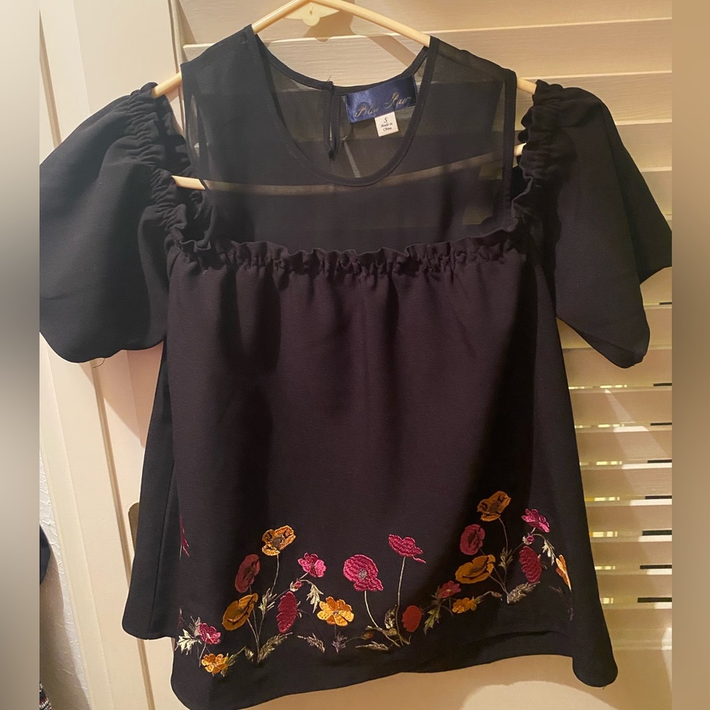 Blue Rain Top